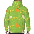 thumbnail image 7 of Lsque Funny Chicken Pattern Casual Men's Hoodie,Hooded Sweatshirt with Kangaroo Pocket,Pullover Hoodie-Small, 7 of 7