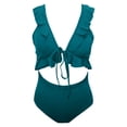 thumbnail image 5 of Womens One Piece Swimsuit,Plus Size Tankini Set One Piece Style Swimsuit With Padded Top Comfortable Swimwear Ensemble for Beach Full Coverage And Support,Swimsuits for Women,L, 5 of 5