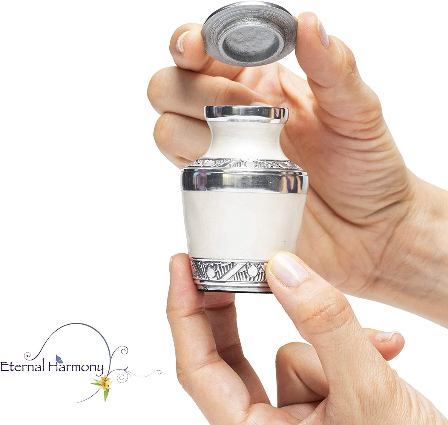 Eternal Harmony Keepsake Urns for Human Ashes | 4 Cremation Urns Carefully Handcrafted with Elegant Finishes to Honor Your Loved One