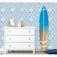 thumbnail image 2 of Blue Pattern Wallpaper Peel-and-Stick - 25"W x 125"H, 2 of 3