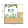 thumbnail image 2 of 1PC Desk Calendar 2024 New English Desk Calendar Calendar Record Planning Multi Functional Pocket Desk Calendar Desktop Calendar, 2 of 3