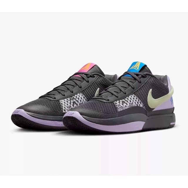 NEW Ja 1 Men's Multi Size Iron Grey/Multi-Color FQ4796-001 Fast Shipping