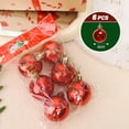 thumbnail image 3 of Bola de Navidad colorida de 4 cm con colgante de purpurina mate para colgar en el árbol, adorno brillante para fiestas navideñas en casa, 3 of 5