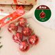 thumbnail image 3 of Bola de Navidad colorida de 4 cm con colgante de purpurina mate para colgar en el árbol, adorno brillante para fiestas navideñas en casa, 3 of 5