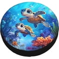 thumbnail image 3 of Baby Turtle Sea Spare Tire Cover Wheel Protectors for Rv Camper Travel Trailer SUV Truck, 3 of 9