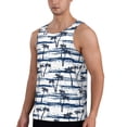 thumbnail image 2 of Rateoe Retro Coconut Tree Pattern Sleeveless Gym Shirt Muscle Tee Breathable Workout Shirt Slim-Fit Tank Quick Dry Fit Muscle Tank Top Bodybuilding Sleeveless T Shirt-XX-Large, 2 of 7
