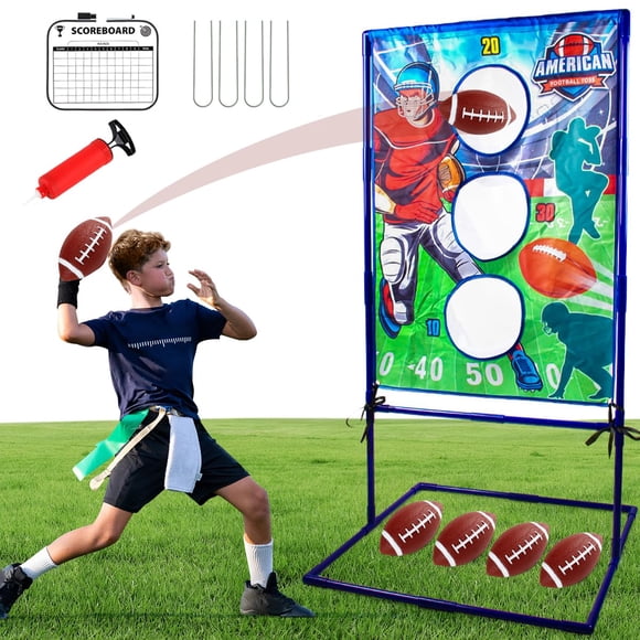 Football Toss Games Punieayi con 4 balones inflables