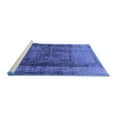 thumbnail image 2 of Ahgly Company Machine Washable Indoor Rectangle Oriental Blue Industrial Area Rugs, 2' x 3', 2 of 4