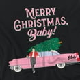 thumbnail image 2 of Elvis Merry Christmas Baby Women's Loose T-Shirt, Black, Medium, 2 of 4