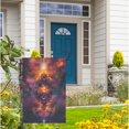 thumbnail image 4 of Hanmun Garden Flag Colorful Cosmic Space Banner Double Sided Outdoor Lawn Home Decoration 12x18, 4 of 7