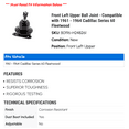 thumbnail image 2 of Front Left Upper Ball Joint - Compatible with 1961 - 1964 Cadillac Series 60 Fleetwood 1962 1963, 2 of 2