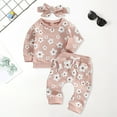 thumbnail image 2 of Caqnni Baby Girl Christmas Pants Outfits Long Shirts Sweatshirt Pants Xmas Fall Christmas Clothes Set Toddler Gift 3 6 12 18 24 Months 2T 3T Outfits,3-4 Years, 2 of 5