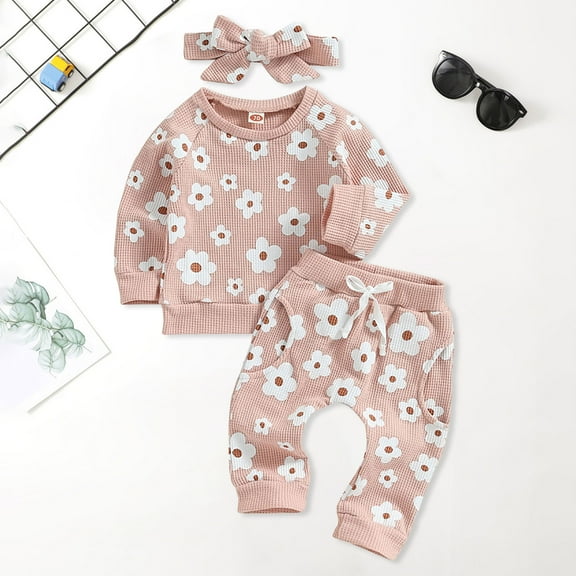 Baby Girl Clothes 9-12 Months Baby Girl Clothes Infant Toddler Girls Fall Winter Outfits Sweatshirts Clothing Set 3 6 12 18 24 Month 2T 3T