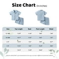 thumbnail image 2 of Usaibhir Toddler Baby Boy Clothes Summer Outfits Cotton and Linen Short Sleeve T-Shirt Shorts Set Solid Color Clothes Outfits Set 0-5T, 2 of 11