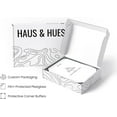 thumbnail image 4 of HAUS AND HUES 6x8 Black Metal Picture Frames - Black 6x8 Photo Frames - Features Premium Aluminum, Vertical Hanging, Easel Back for Tabletop, Home, Office (6x8 in, Black, Set of 25), 4 of 6