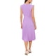 thumbnail image 3 of Vestido sin mangas Allegra K para mujer, vestido midi plisado de cuello en V con botones, color púrpura, 3 of 6