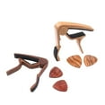 thumbnail image 3 of Esquirla Capo de Guitare avec 2 Pcs Pics Bois, 3 of 8