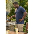 thumbnail image 4 of KingSize Men's Big & Tall Shrink-Less Lightweight Longer-Length Crewneck Pocket T-Shirt, 4 of 6