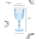 thumbnail image 2 of Set de 6 Copas Luliana Table Styling Cristal Stella Azul Cielo, 2 of 6