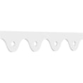 thumbnail image 1 of Ekena Millwork RUNP08X0625X48HAV 8 x 48 Po Pas 0,62 Po Havana Architecture Grade PVC Course Garniture, 1 of 1