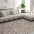 thumbnail image 1 of HomeRoots 493182 6 x 9 ft. Grey, Blue & Yellow Wool Hand Loomed Handmade Rectangle Area Rug, 1 of 1