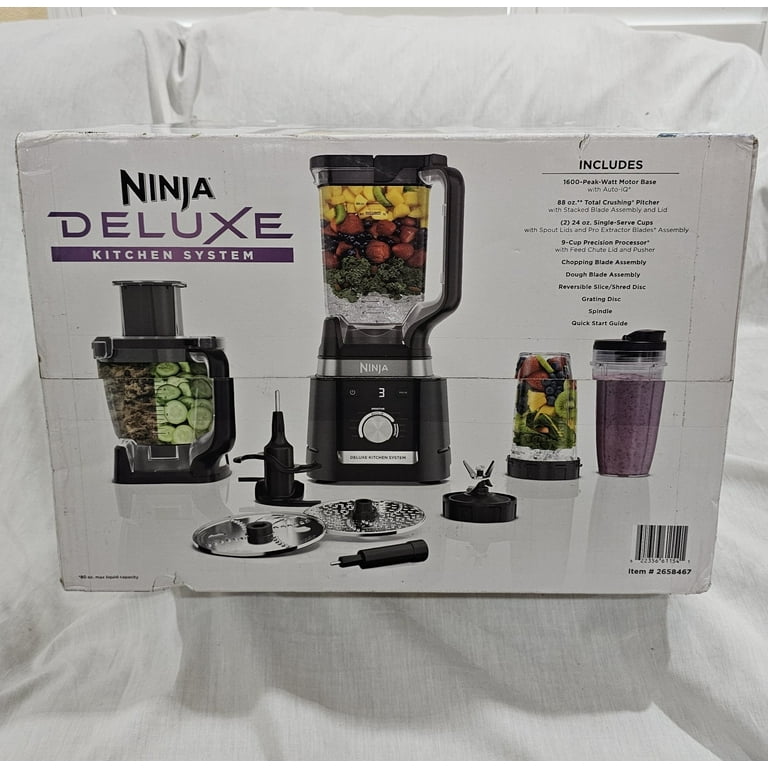Restored Ninja CO905KS Deluxe Kitchen System, 1600 WP Auto-IQ Base