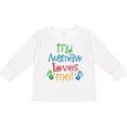 thumbnail image 3 of Inktastic My Memaw Loves Me Boys or Girls Long Sleeve Toddler T-Shirt, 3 of 5