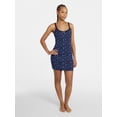 thumbnail image 2 of No Boundaries Sleep Pointelle Slip, Women's XXS-3X, 2 of 5