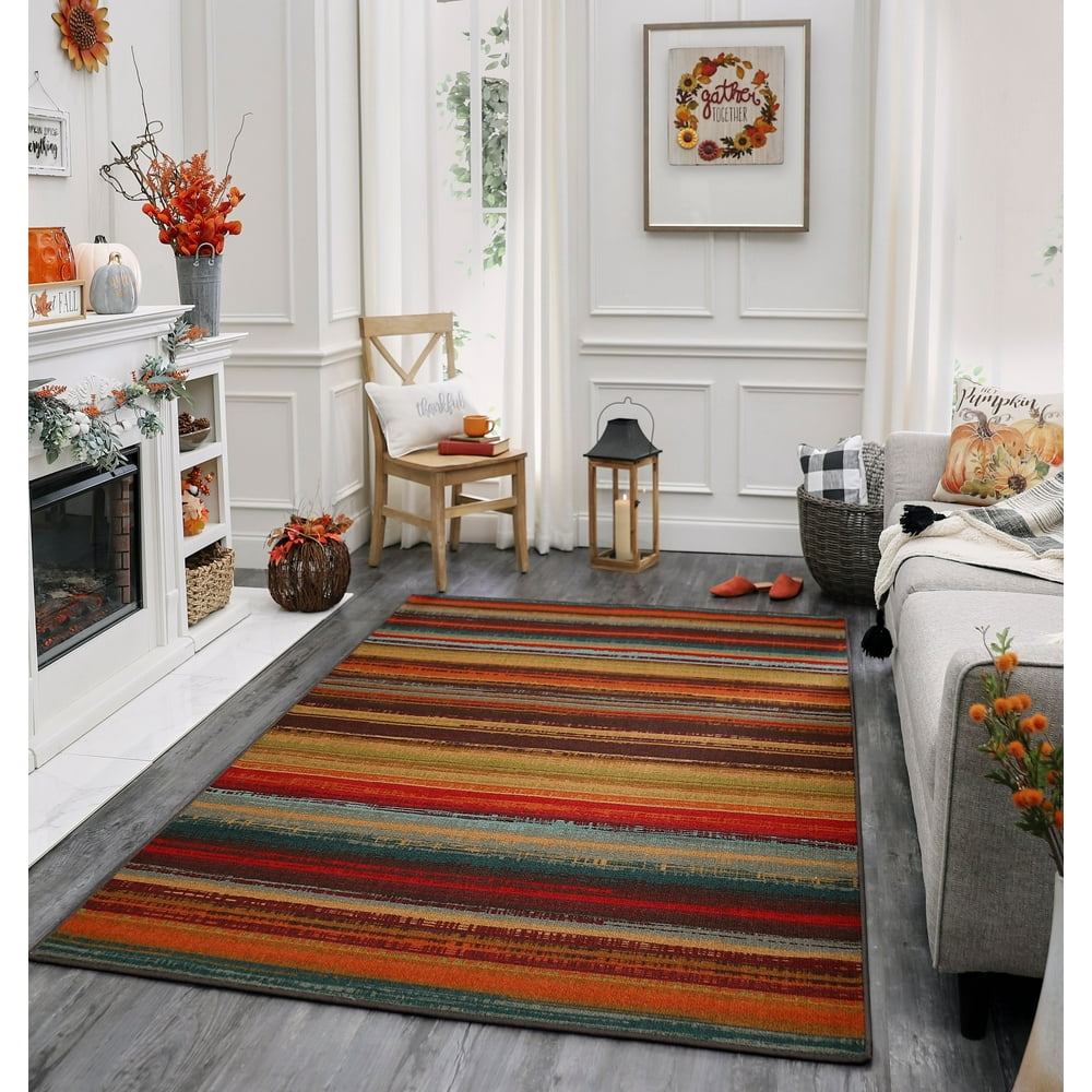 Mohawk Home Avenue Stripe Indoor/Outdoor Area Rug, 5' x 8', Multi