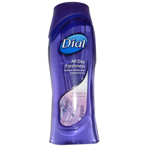 Dial Antibacterial Body Wash, Lavender And Twilight Jasmine 16 Oz, 3