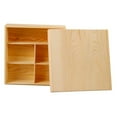thumbnail image 5 of WHAMVOX  Tea Bag Organizer for Counter Coffee Bar Solid Wood Storage Box, 5 of 8