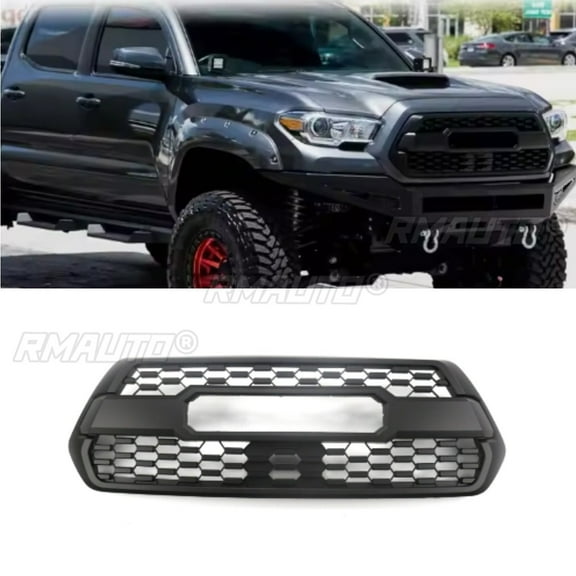 Car Bumper Grill Racing Grills Front Bumper Grille Body Kit Front Bumper Grill For Toyota Tacoma 2016-2022 Car Accessories