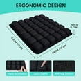 thumbnail image 5 of 1pc 3D Air Cushion Chair Pad with One-Touch Inflation/Deflation - Adjustable Firm/Soft PU Foam-like PU Polyurethane Seat Cushion, Back Support & Pressure Relief for Office, Car, Wheelchair - Lightwei, 5 of 10