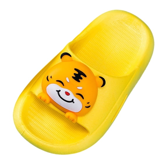 NOKIO Summer Girls And Boys Soft Slides Slippers - Comfortable Kids Sandals for Home Use, Non-Slip Summer Slippers with Cushioned Footbed, Toddler Boys Girls Pool Beach Shoes