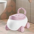 thumbnail image 4 of Dianli Gifts Children’s Potty with Inner Bucket Cartoon Toilet Seat Portable Baby Bedpan Thick Durable Plastic Toddler Training Potty Chair Stylish Finds for Less, 4 of 6
