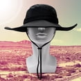 thumbnail image 1 of Sombrero anti-UV de poliéster, transpirable, unisex, para deportes al aire libre (negro), 1 of 7