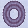 thumbnail image 1 of Ahgly Company Tapis d'Intérieur Lavable en Machine Carré Transitionnel Violet Raisin Vif, 7 Pieds Carré, 1 of 7