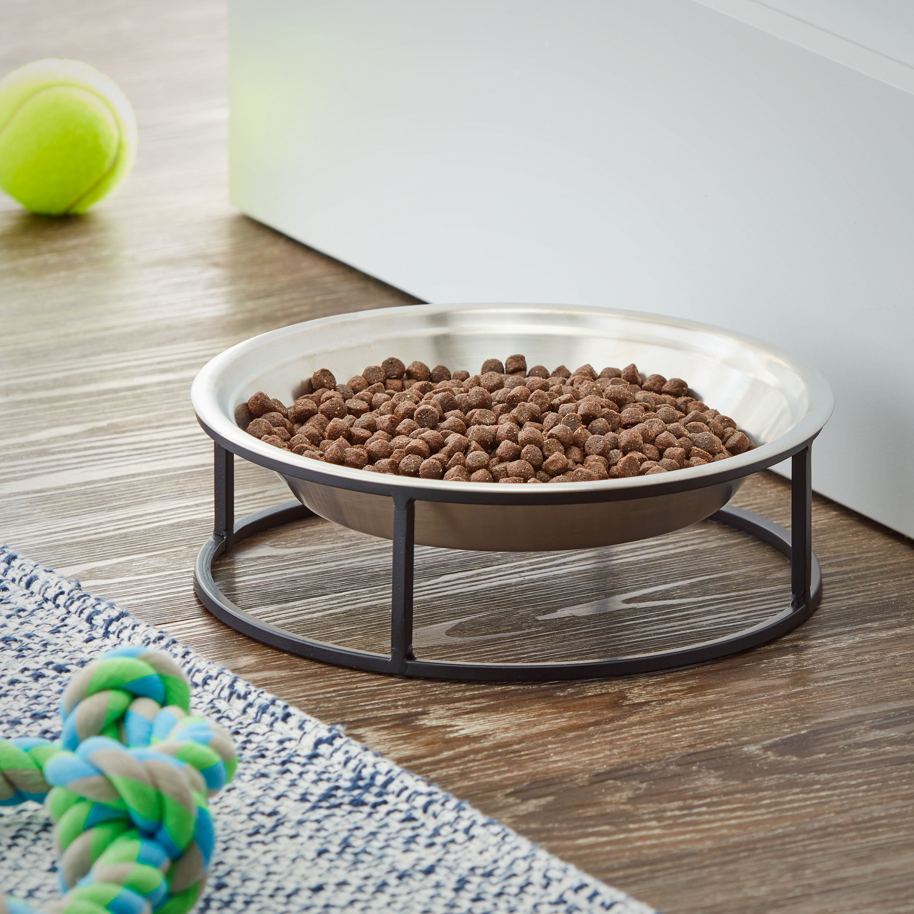 Tennis ball in dog food cheap bowl
