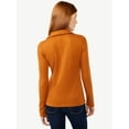 thumbnail image 3 of Free Assembly Women's Open V-Neck Collared Cardigan, Lightweight, 3 of 6