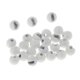 thumbnail image 4 of 25 unids/ de de tungsteno, materiales ranurados para atado de moscas, ganchos de plantilla, ranuradas Blanco Sharpla Granos de tungsteno ranurados, 4 of 8
