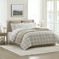 thumbnail image 6 of My Texas House Plaid 11-Piece Comforter Set with Sheets, Taupe, Queen, 6 of 16