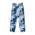 thumbnail image 4 of Goofa Flower Printed Soft Pajama Pants for Men, Wide Leg Comfy Casual Lounge Yoga Pants-Small, 4 of 9