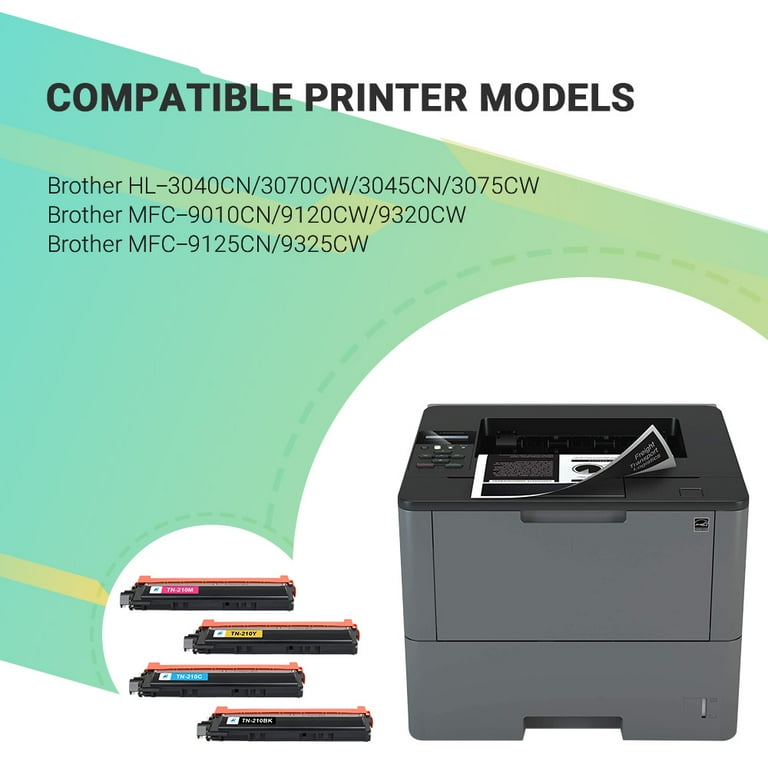 E-Z Ink (TM) Compatible Toner Cartridge Replacement For Brother TN210 TN-210 To Use With HL-3040CN HL-3070CW HL-3075CW DCP-9010CN MFC-9010CN MFC-9320CW (2 Black, 1 Cyan, 1 Magenta, 1 Yellow) 5 Pack - Foto 8