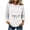 White, variant on SETOOFF Womens Long Sleeve Sweatshirts Crew Neck Zip Front Pocket Loose Casual Shirts Pullover Tops Women Spring Fall Lounge Travel Daily Outfit