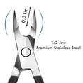 thumbnail image 2 of Jinsinto Cuticle Trimmer - Stainless Steel Cuticle Nipper Manicure Tools,black, 2 of 5