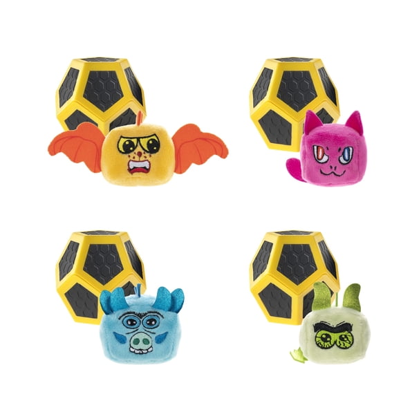 Juguete de peluche de la colección Roblox Ninja Legends Micro, paquete de 4