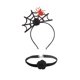thumbnail image 1 of Conjunto de collar y tocado Monstrate de tela de araña para decoración de Halloween, 1 of 6
