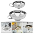 thumbnail image 5 of 2pcs Canning Funnel with Handle Metal Funnel Caning Kitchen Wide Mouth Funnel for Oil Liquor Canning, 5 of 5