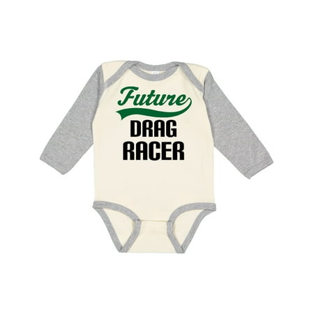 

Inktastic Future Drag Racer Gift Baby Boy Long Sleeve Bodysuit