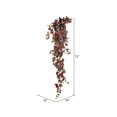 thumbnail image 2 of Vickerman 6 Pieds Feuille de Raisin Bordeaux Hanging Bush - FZ190572, 2 of 2